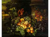 Früchtestillleben by Josef Holstayn, oil on panel, offered Jun 2026