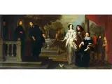 Der Besuch by Theodoor Boeyermans, oil on canvas, offered Jun 2026