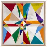 Untitled by Dominique Paulain, Mixed media on canvas, sold Feb 2026