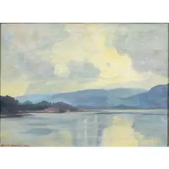 Estuary at Los Osos by Aaron Edward Kilpatrick, 1929, oil on canvas, sold Oct 2024