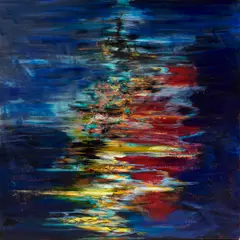 The Reflection by David Reposar, oil on canvas, sold Oct 2024