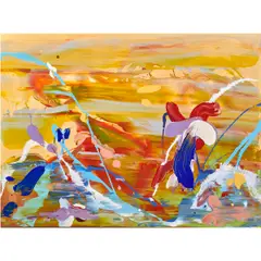 Untitled by Daniel Phill, acrylic on canvas, sold Oct 2024