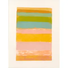 Untitled by Larry Poons, 1970, silkscreen on felt, sold Oct 2024