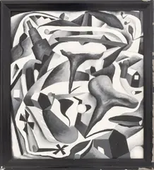 Central States by Richard Kalina, 1985, Oil on Canvas, sold Jan 2026