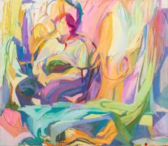 Mimi by Suzi Evalenko, 1970s, Oil on Canvas, sold Jan 2026