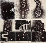 Ten Poet's House Compositions by Domenick Capobianco, Ink on Paper, sold Jan 2026