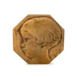 Untitled by Pierre Turin, Bronze Medallion, sold Jan 2026