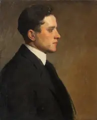 Portrait of a Young Man by Dmitri Romanovsky, Oil on Canvas, sold Jan 2026