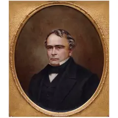 Portrait of a Gentleman by Charles Merck, 1873, oil on canvas, sold Oct 2024