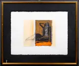 Untitled by Jaime Chase, mixed media on paper, sold Oct 2024