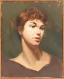 Ann by Lydia Fruhauf, 1959, Oil on Canvas, sold Jan 2026