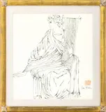Youth with Cithara by Ben Shahn, Lithograph, sold Jan 2026