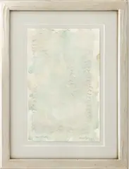 Sea Arabic by Jane Logemann, 1999, Watercolor and Pencil on Paper, sold Jan 2026