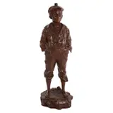 Le Mousse Siffleur by Waclaw Bernard Szczeblewski, bronze with red-brown patina, sold Mar 2026