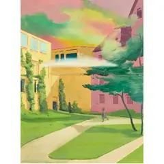 Frauenlinik by Tilo Baumgartel, 2002, oil on paper, sold Nov 2024