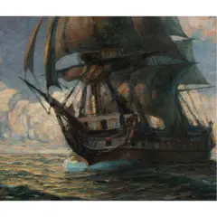 Untitled by Harry Schultz, oil on canvas, sold Nov 2024