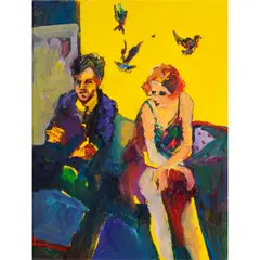 Well by William Rushton, 2010, oil on board, sold Nov 2024