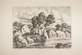 Untitled by Birger Sandzén, lithograph, sold Nov 2024