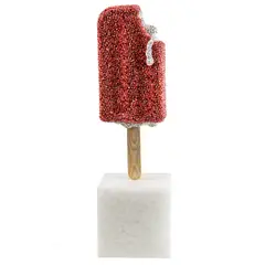 Dreamsicle Pop by Daniel Jacob, 2016, marble, sold Nov 2024