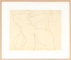 Untitled (Female Nude Figures) by Louise Nevelson, Ink on Paper, sold Feb 2026