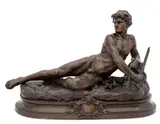 Untitled by Léon Bonduel, 1889, Bronze Sculpture, sold Feb 2026