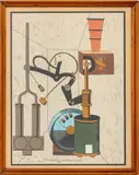 Parade Amoureuse" [Love Parade] by Francis Picabia, Serigraph in Colors, sold Feb 2026