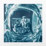 Moonwalker by Michael Kagan, 2024, Screenprint in Colors on Magnani Incisioni Paper, sold Feb 2026