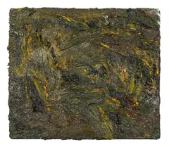 Abstract Composition by Andy Miller, Oil on Canvas, sold Feb 2026