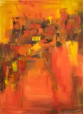 Red Hill #2 by Mason Wells, 1961, oil on canvas, sold Dec 2024