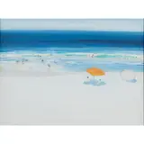 Beach Swimmers by Gregory Kondos, 1972, casein on board, sold Dec 2024