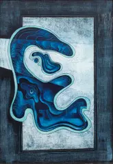 Untitled by Cady Wells, 1948, watercolor, sold Dec 2024