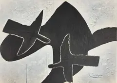 Untitled by Georges Braque, Lithograph. 16"x22" loose, sold Aug 2026