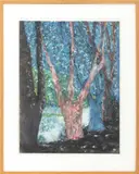 Forest Landscape Scene by Olga Sheirr, Pastel on Paper, sold Feb 2026