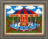 Carousel by Merry Kohn, Acrylic on Canvas, sold Feb 2026