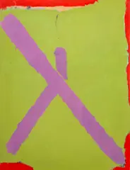 Untitled (Abstraction) by Jack Roth, Acrylic on Canvas, sold Feb 2026