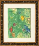 Les Vendanges" [The Harvest] by Marc Chagall, 1961, Lithograph in Colors, sold Feb 2026