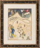 L'Hiver" [The Winter] by Marc Chagall, 1961, Lithograph in Colors, sold Feb 2026
