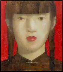 Portrait of a Girl by Attasit Pokpong, 2008, Oil on Canvas, sold Feb 2026