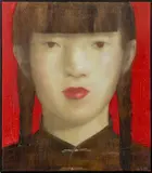 Portrait of a Girl by Attasit Pokpong, 2008, Oil on Canvas, sold Feb 2026