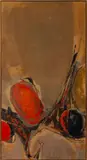 Untitled (Abstract Composition) by Marc Heine, Mixed Media on Canvas, sold Feb 2026
