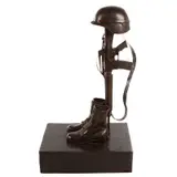 Untitled by Richard C Rist, bronze "Fallen Soldier" sculpture, sold May 2026