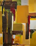 Good Friday by Mason Wells, 1960, oil on canvas, sold Dec 2024