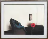 Fleur Rouge by Paul Wunderlich, 1969, lithograph, sold Nov 2024