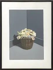 Waste Paper by Patrick Hughes, 1991, Screenprint in Colors, sold Feb 2026