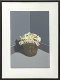 Waste Paper by Patrick Hughes, 1991, Screenprint in Colors, sold Feb 2026