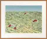 Sea Change by Patrick Hughes, 1992, Screenprint in Colors, sold Feb 2026