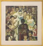 The Golden Rule by Norman Rockwell, Lithograph in Colors, sold Mar 2026