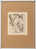 Le Modele a Genoux by André Dunoyer de Segonzac, 1924, Etching, sold Mar 2026