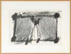 In Two Blacks by Antoni Tàpies, 1968, Lithograph on Paper, sold Mar 2026