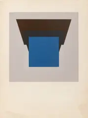 Ventana" [Window] by Mercedes Hoyos, 1978, Screenprint in Colors, sold Mar 2026